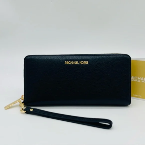 【送料&関税込】Michael Kors Continental Large Wallet Large Pebbled Leather Continental Wallet | Michael Kors [GB]